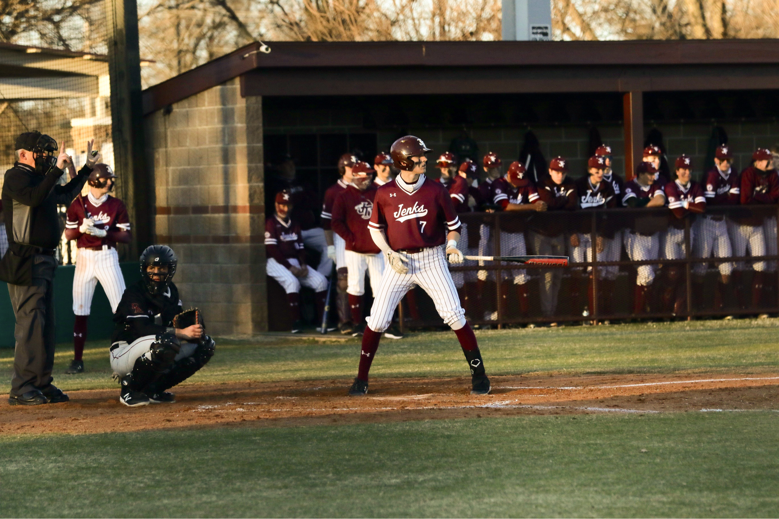 Baseball player at Bat