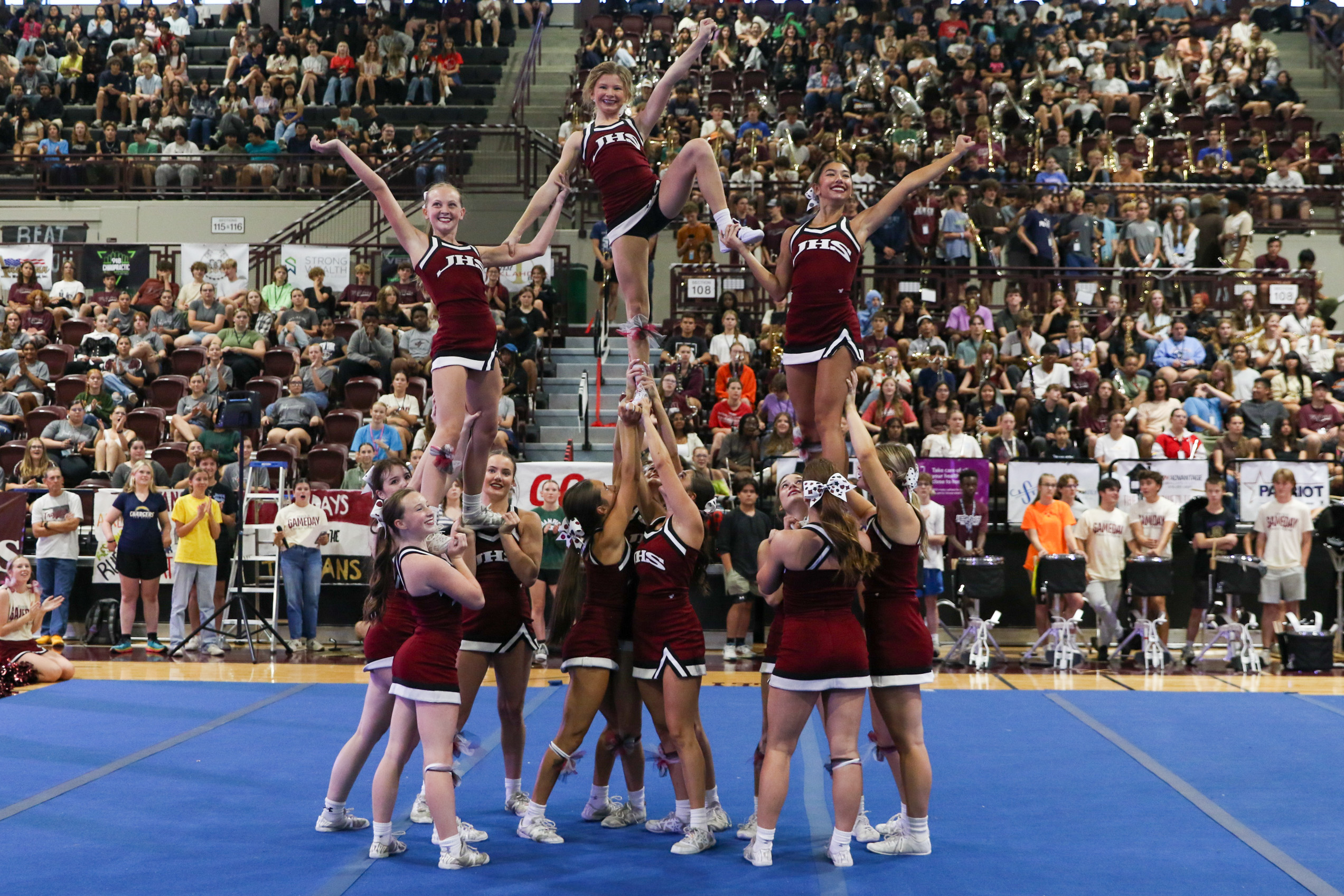 Cheer at pep rally