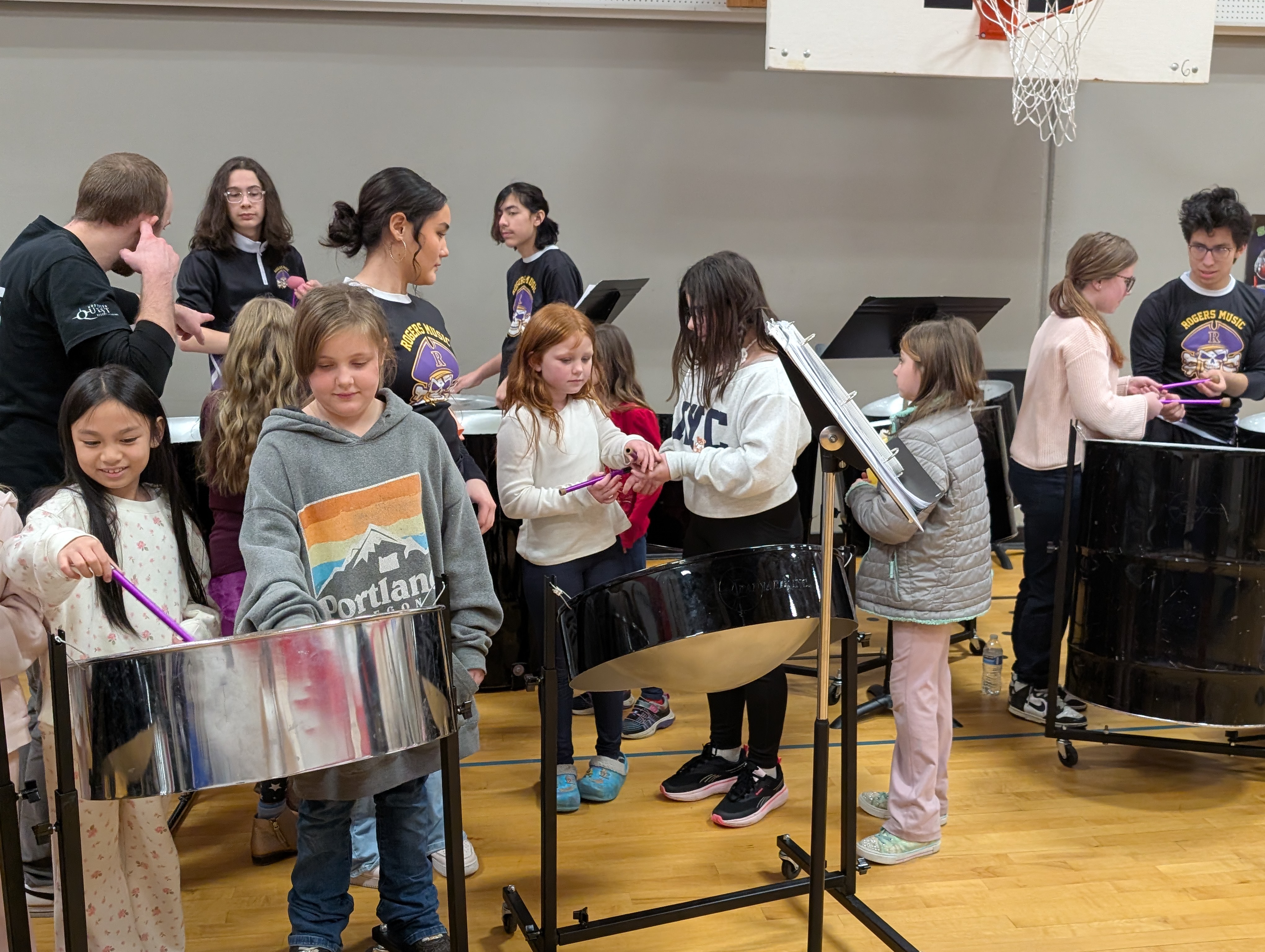 Learning with Rogers Drummers!