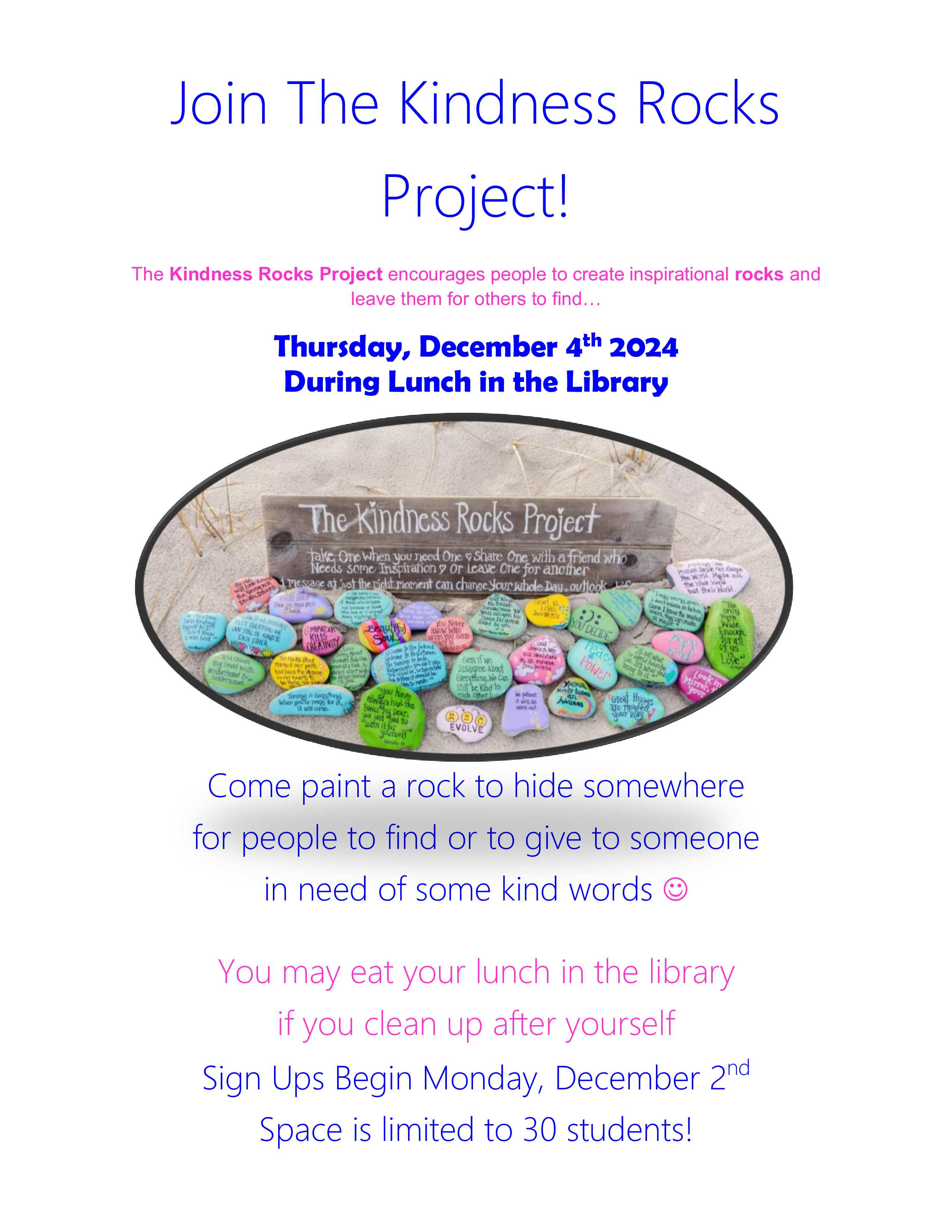 Join The Kindness Rocks Project!