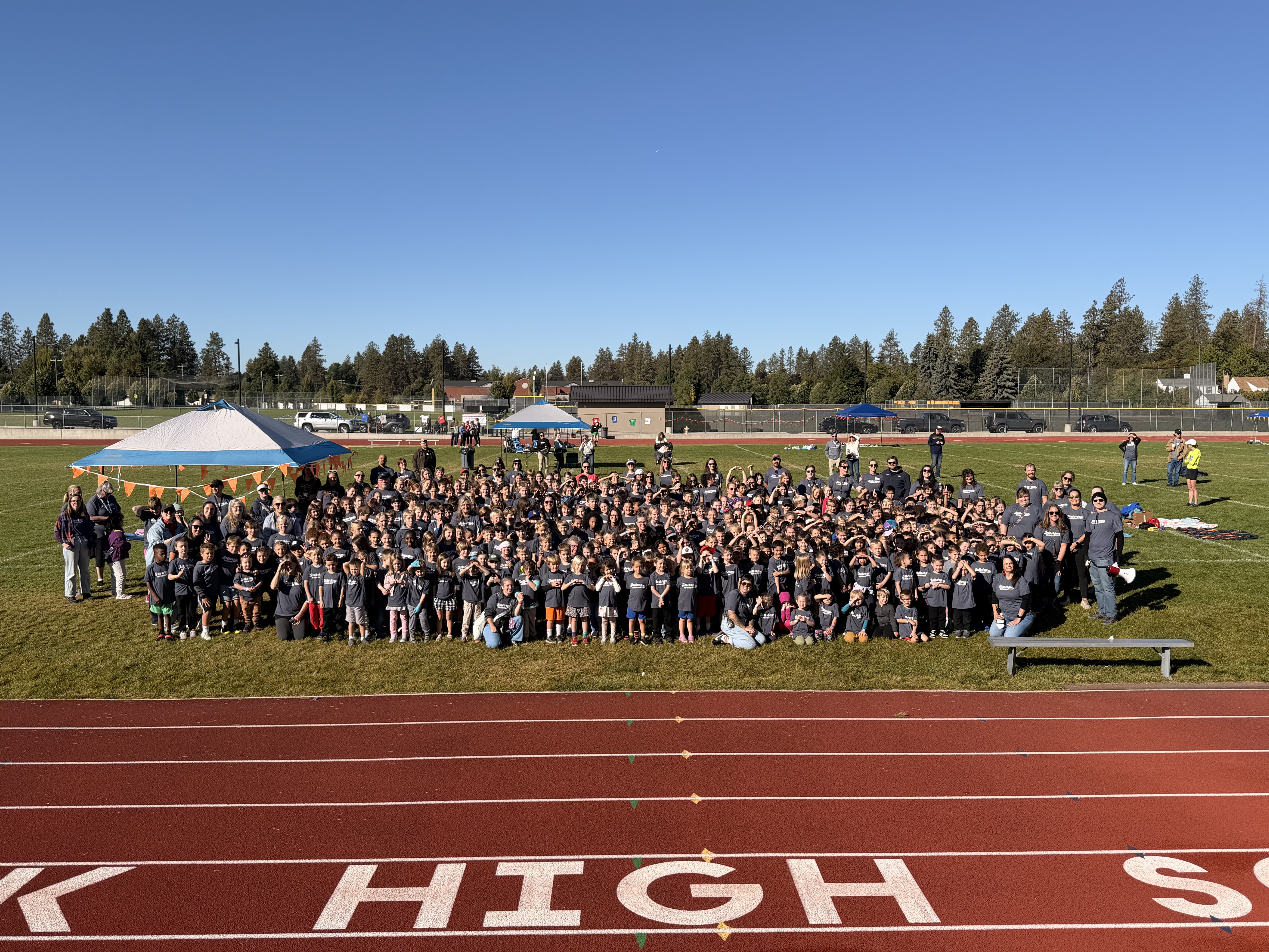 all school picture at Jefferson Jog