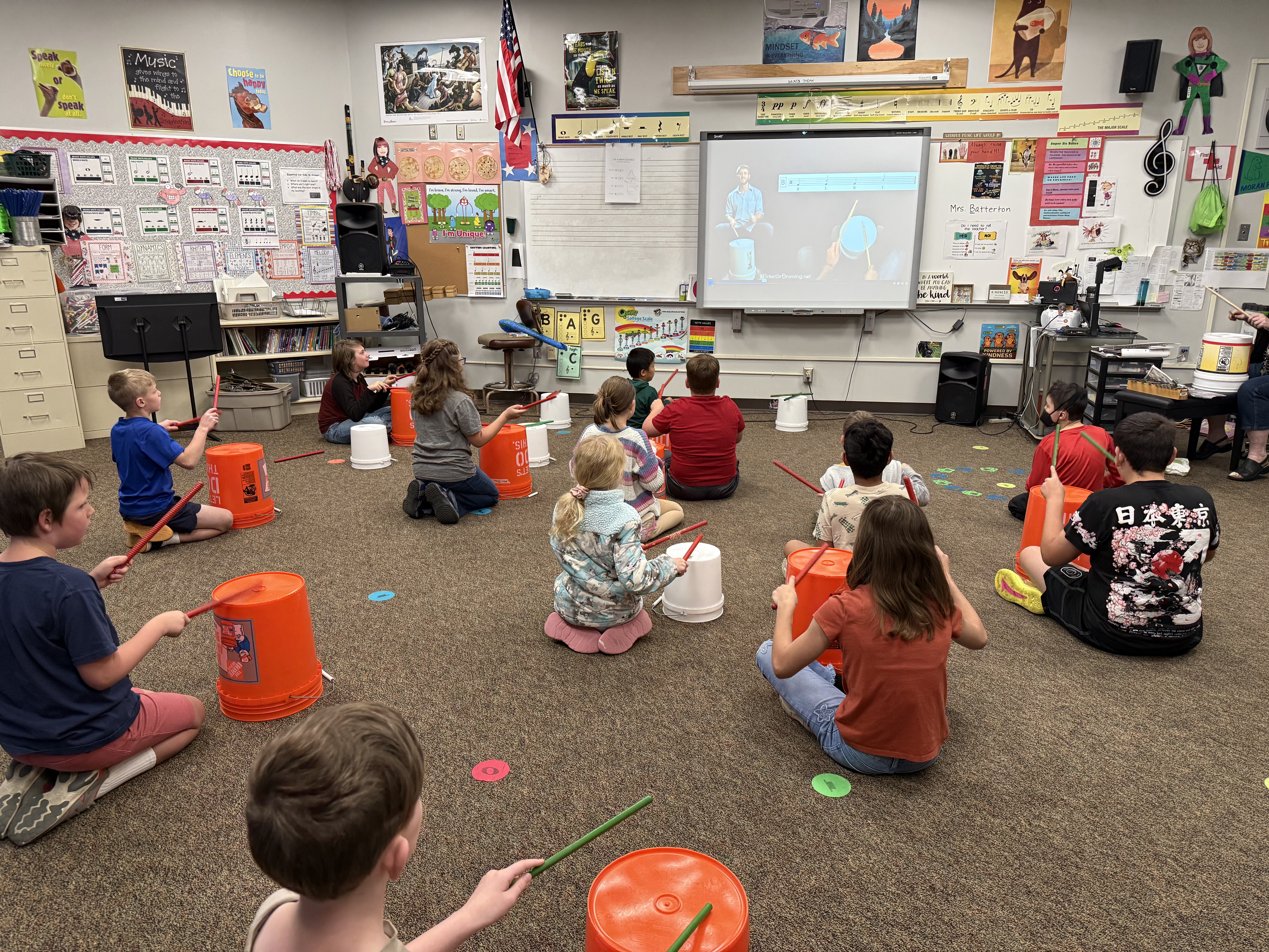 Kids Drumming