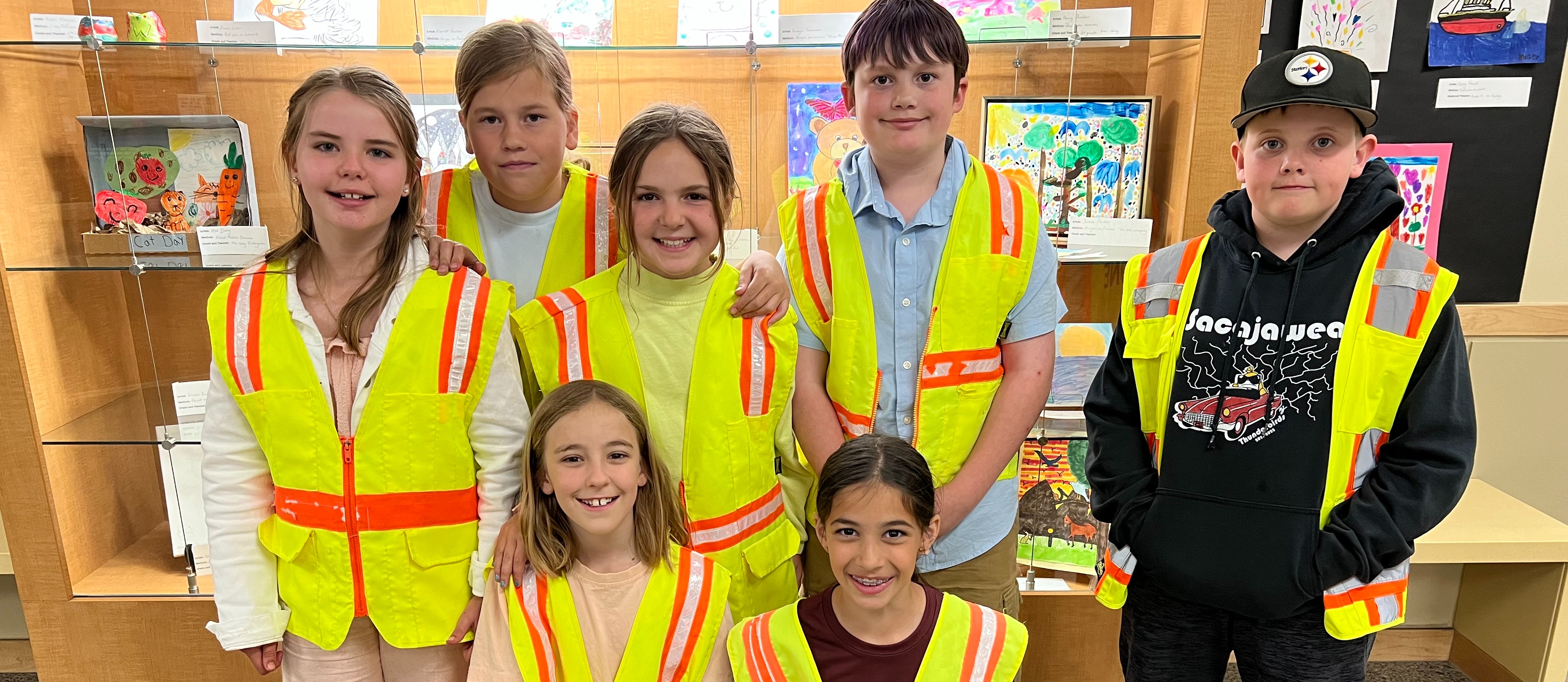 4th Grade hall monitors.
