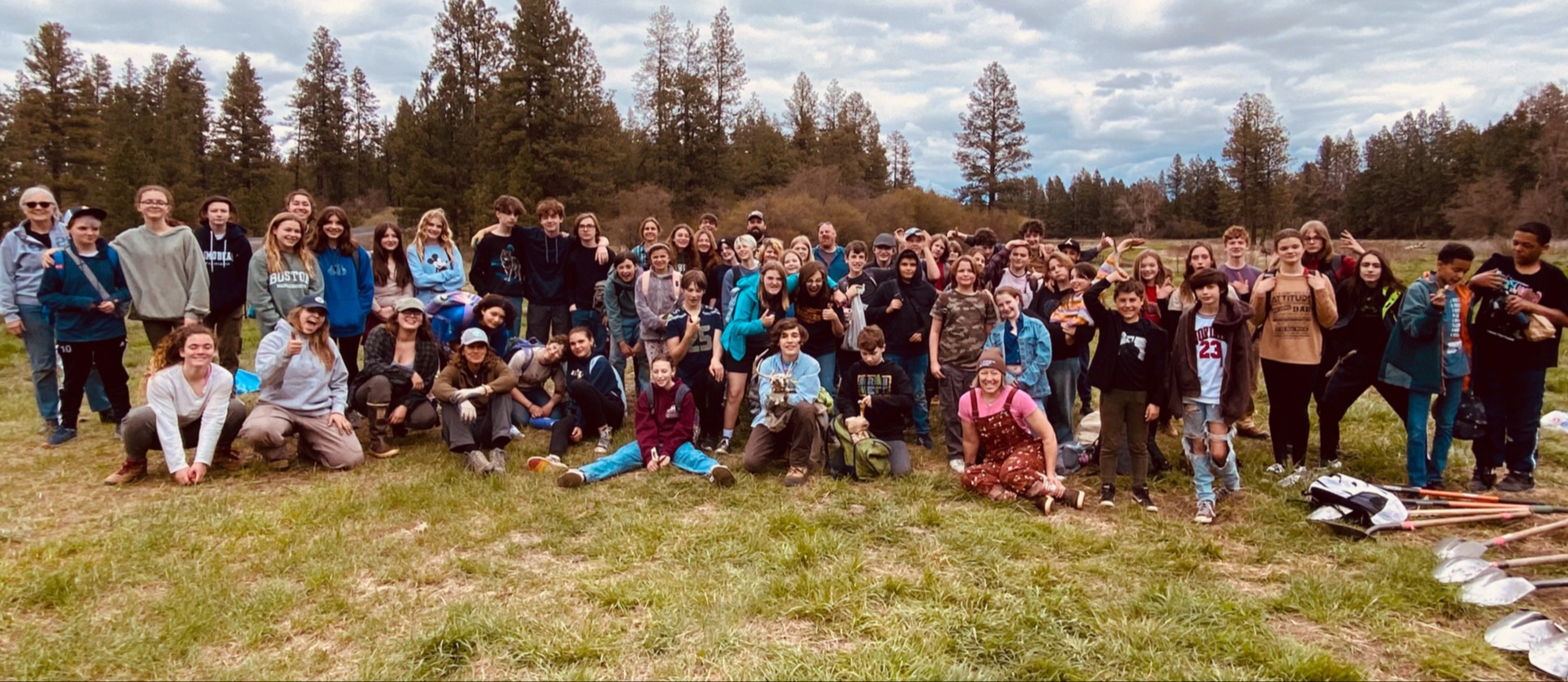 Middle School Land Council Tree Planting