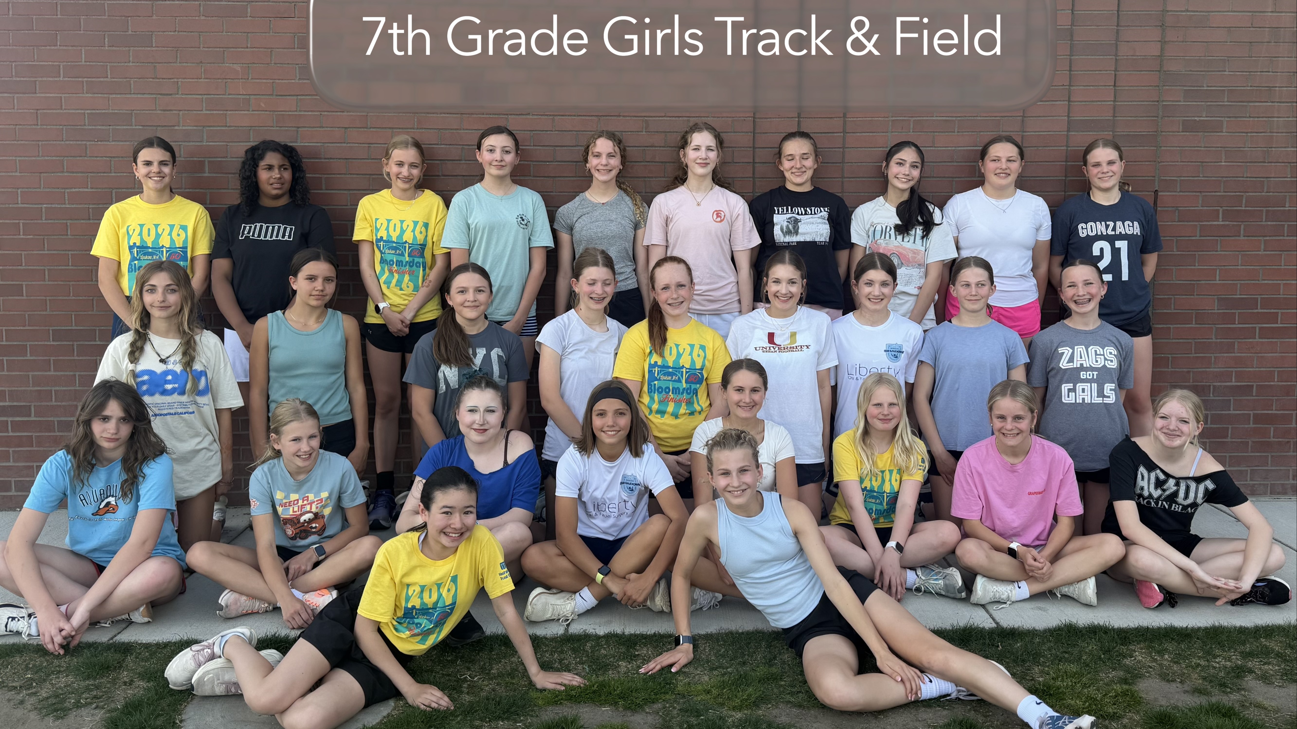 7th Grade Girls Track