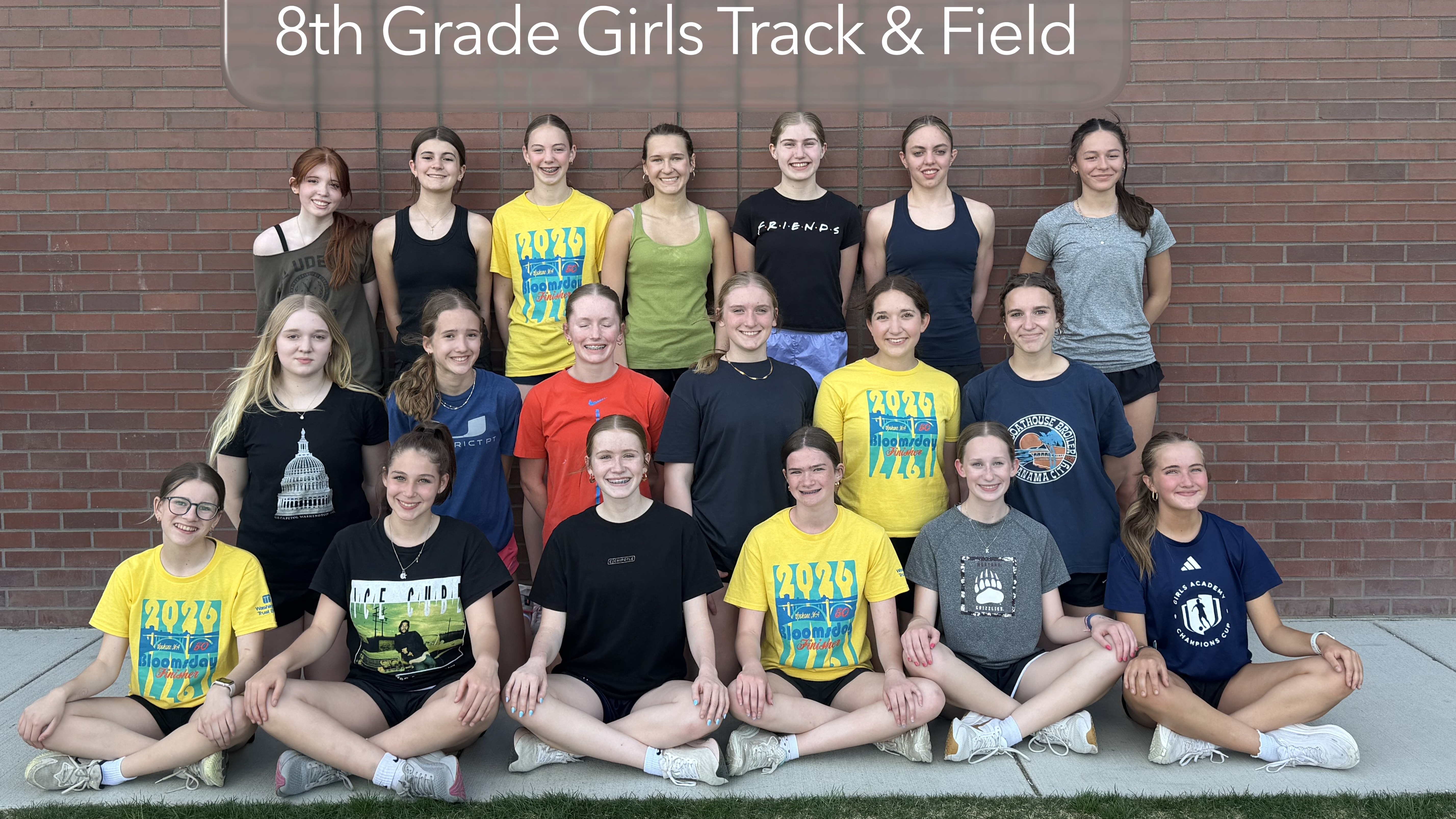 8th Grade Girls Track 