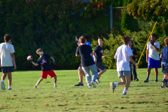 kids playing flag football