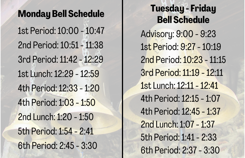 daily bell schedules