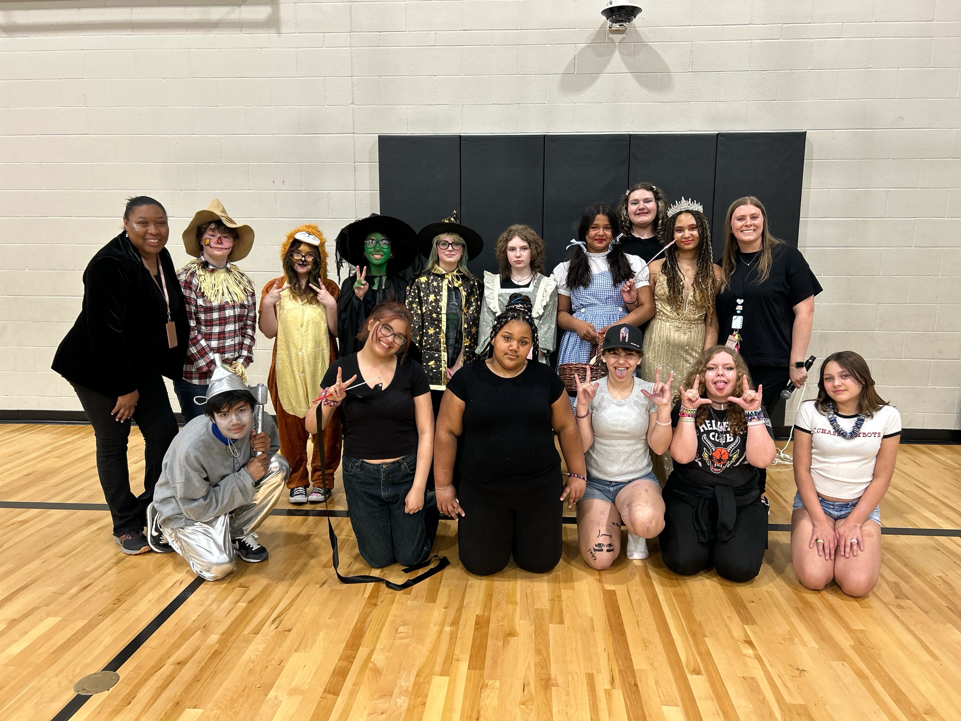 Picture of Drama club students 