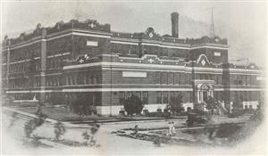 lewis and clark school building old photo