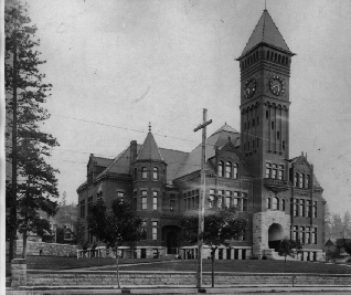 lewis and clark school building old photo