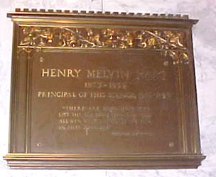 Principal Henry Melvin Hart Memorial