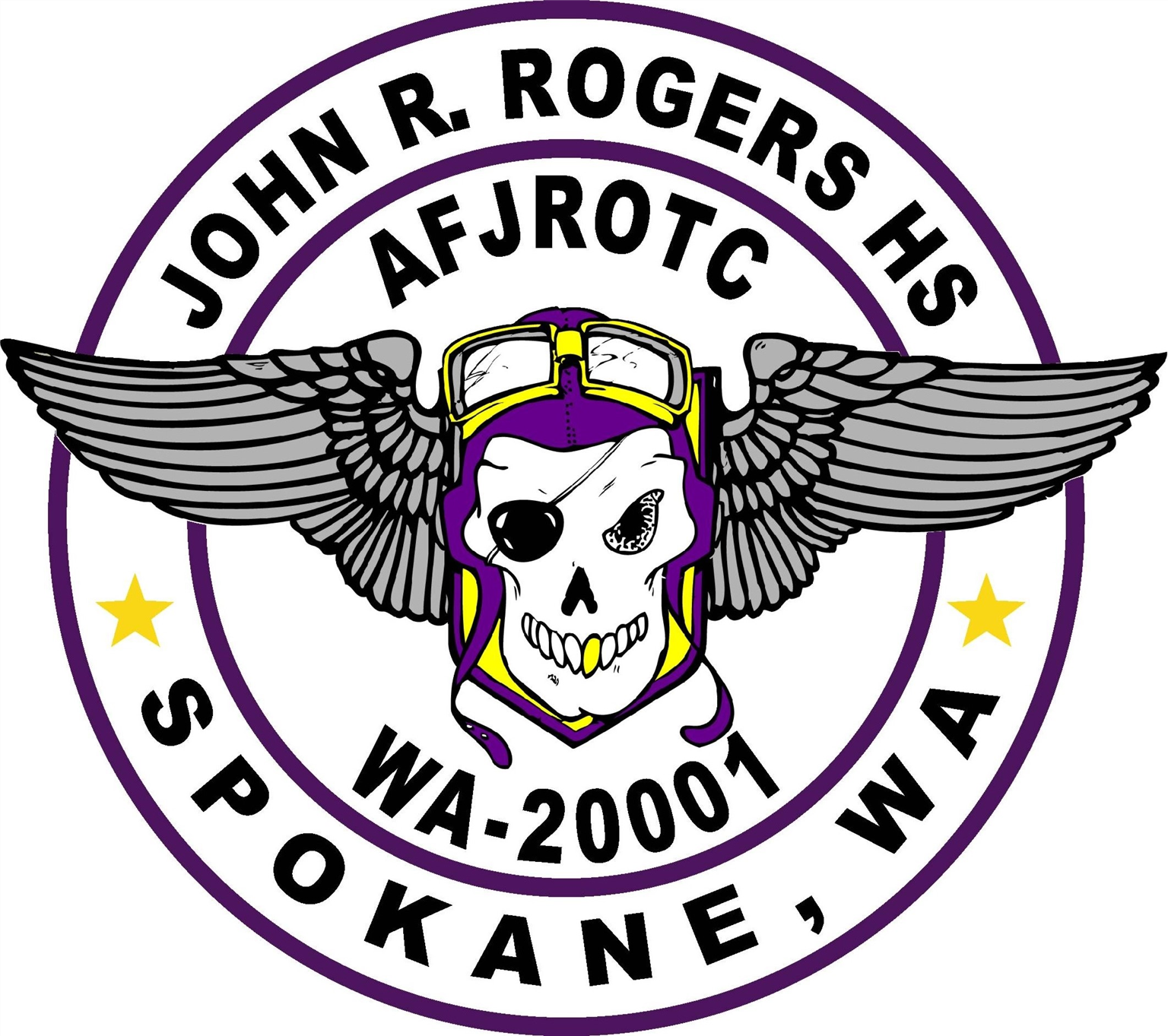 John R. Rogers HS AFJROTC WA-20001 Logo