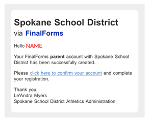 Final Forms Email Example