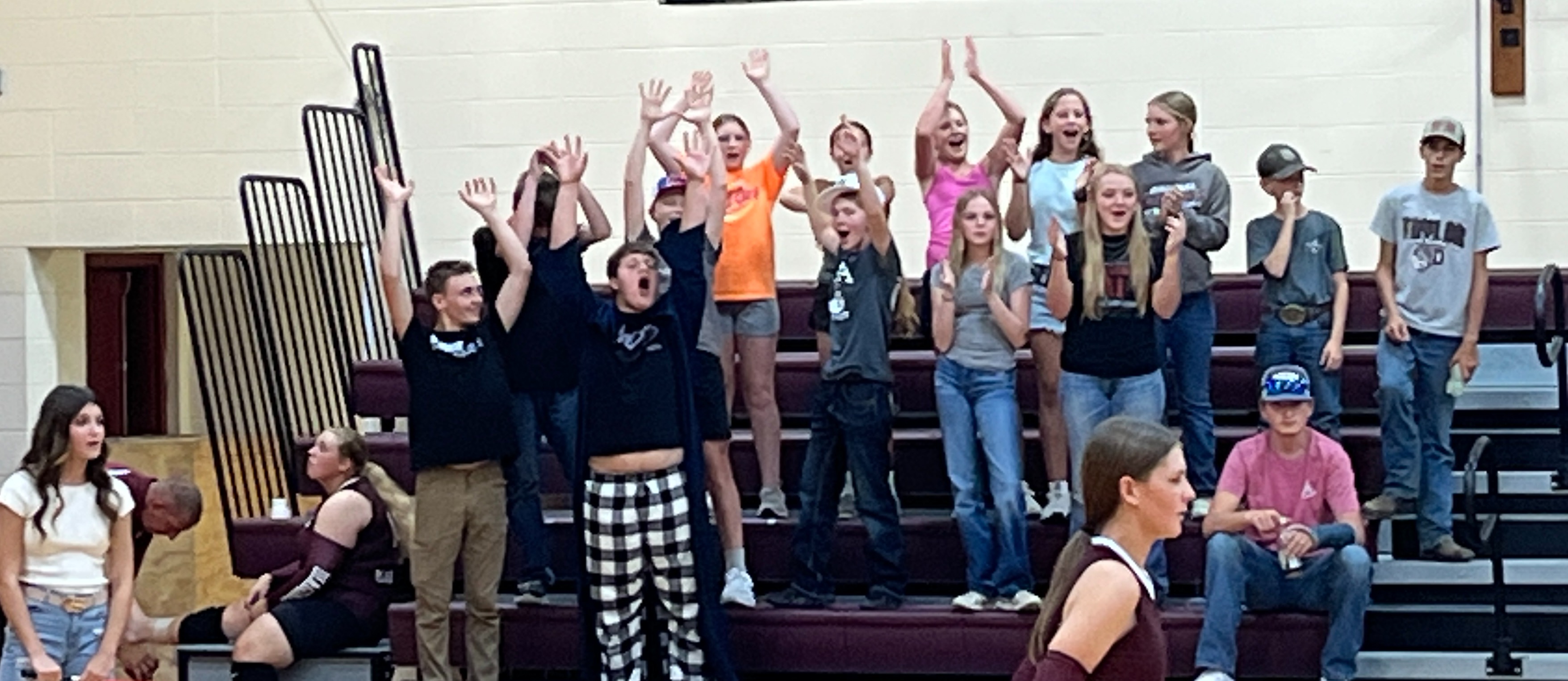 Diagonal Cheer Section