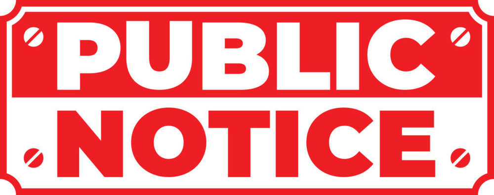 Police Department Public Notice