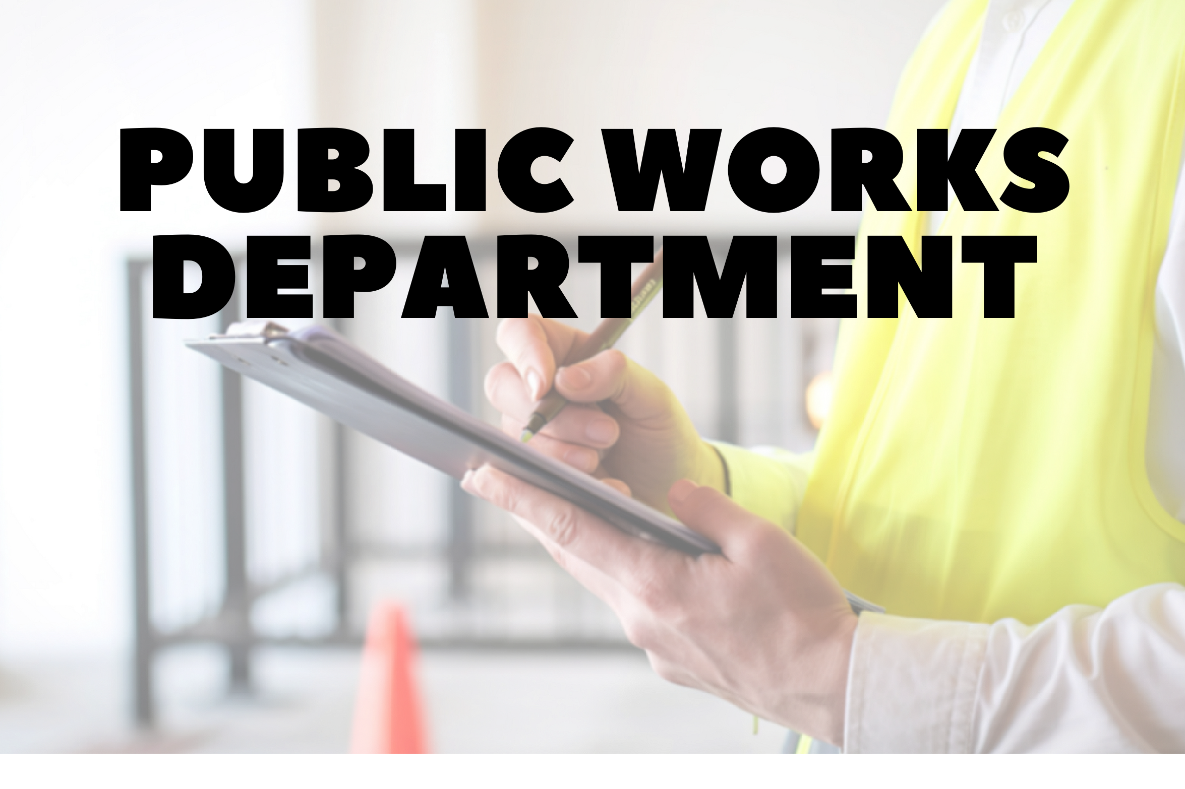 Public Works Department Header