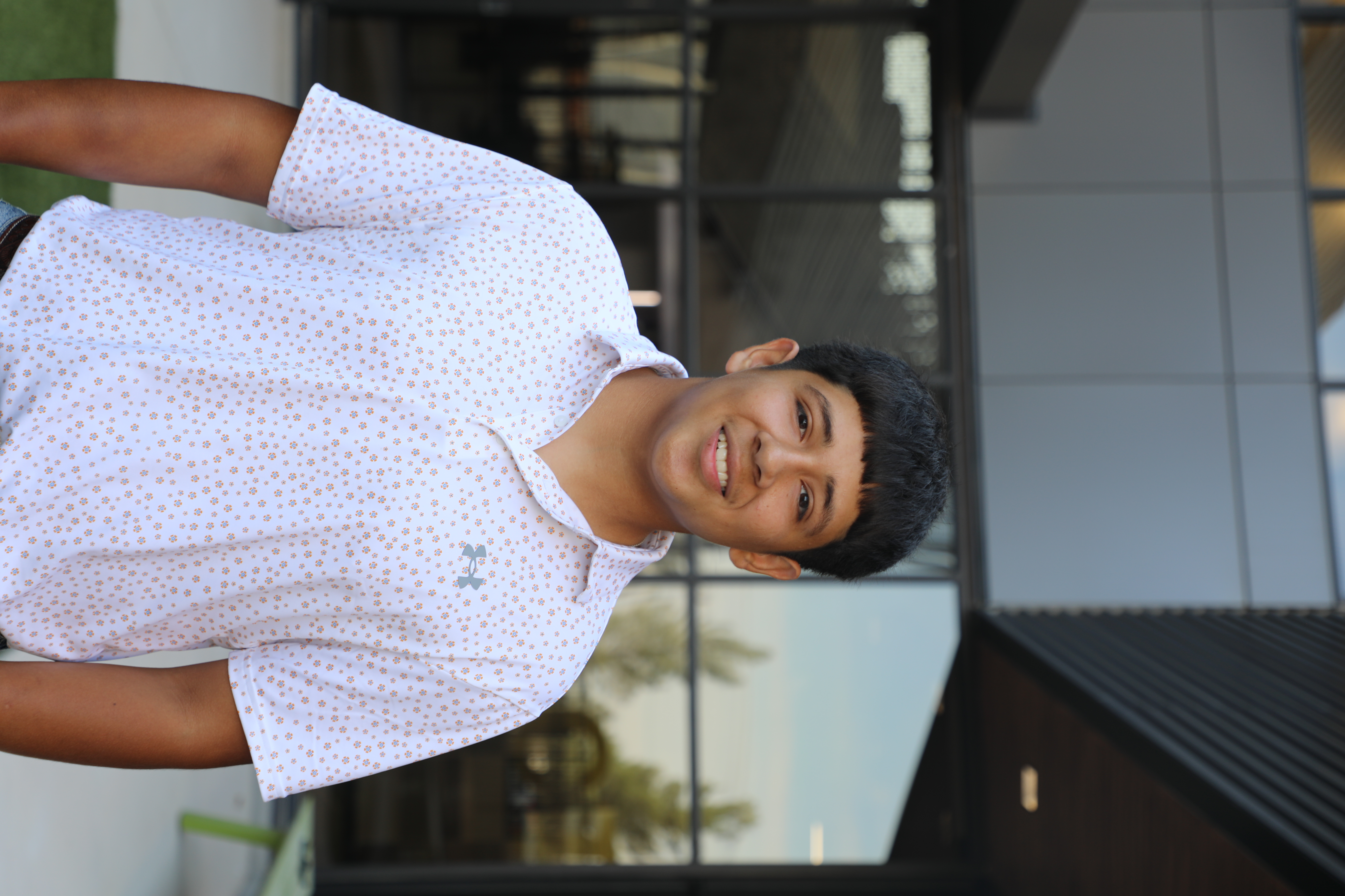 headshot of senior prince roman galindo