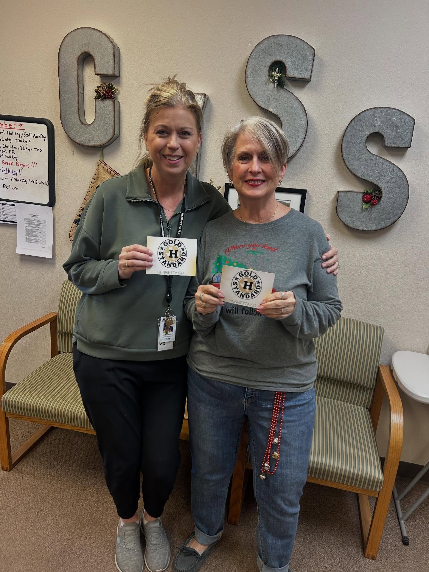 Sandra Blanscet and D'Renda Myers