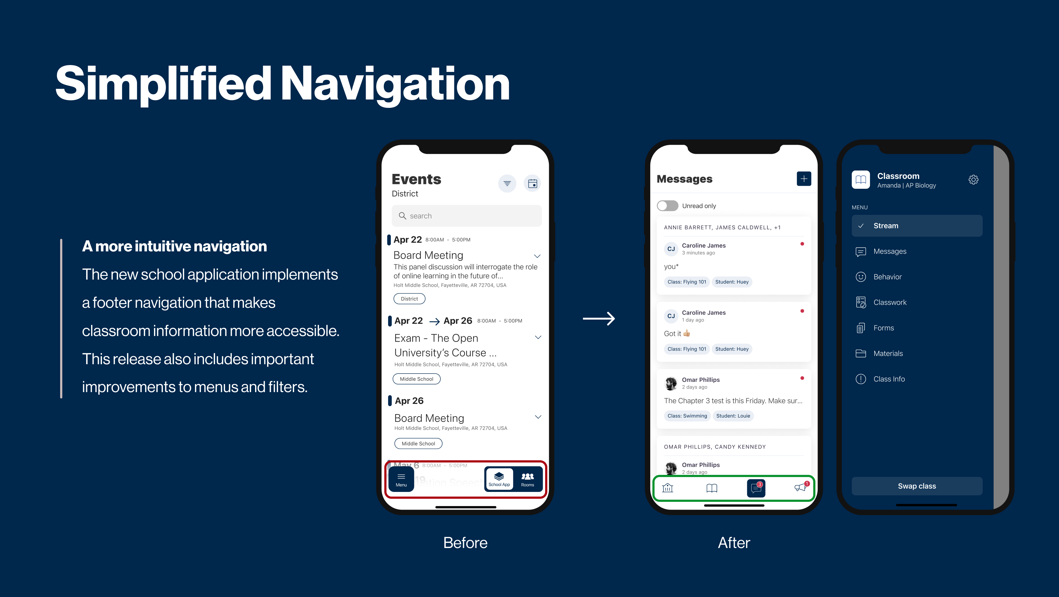 Simplified Navigation