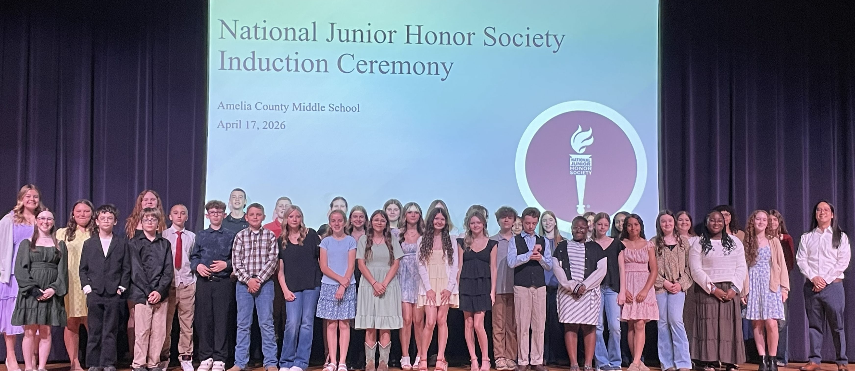 ACMS National Junior Honor Society Induction Ceremony