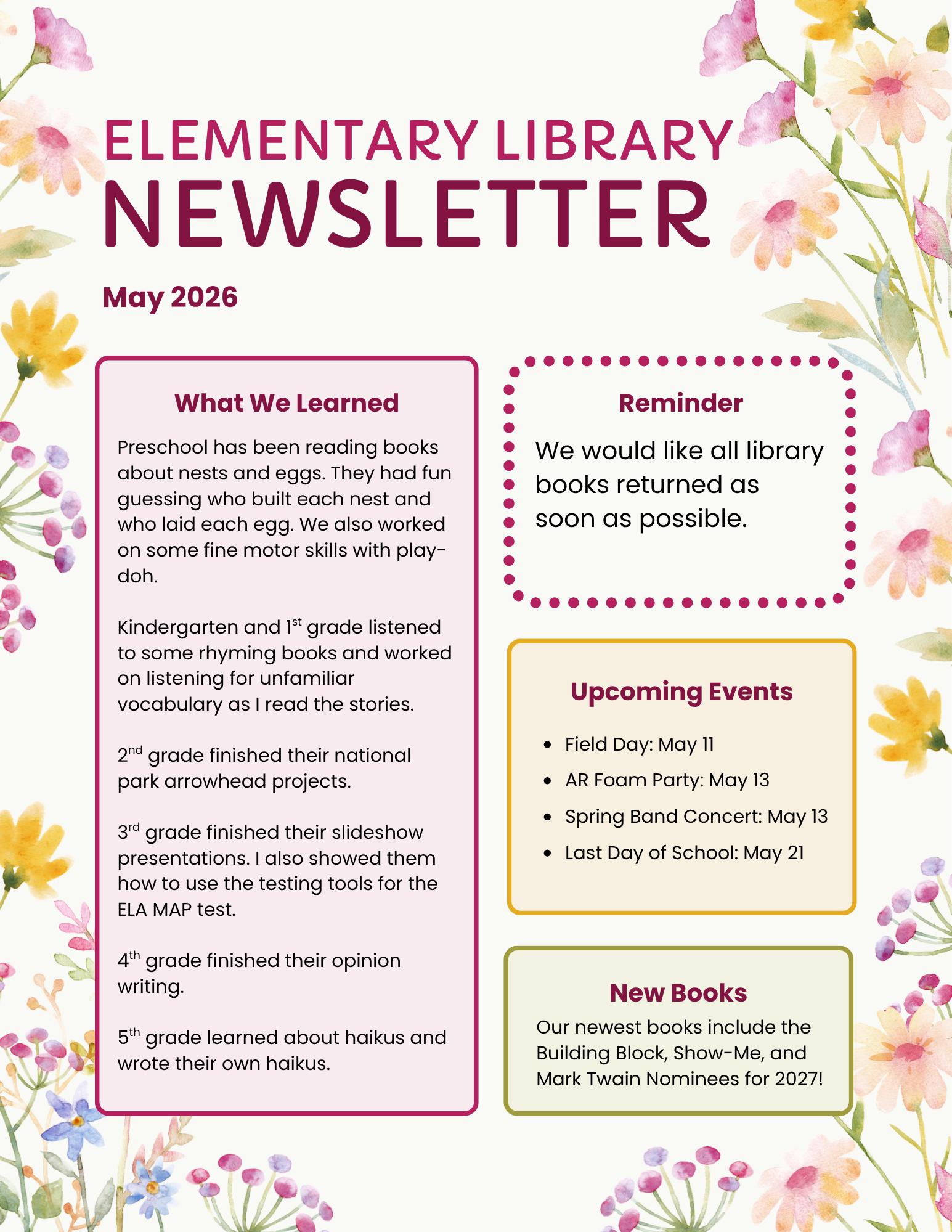 Newsletter