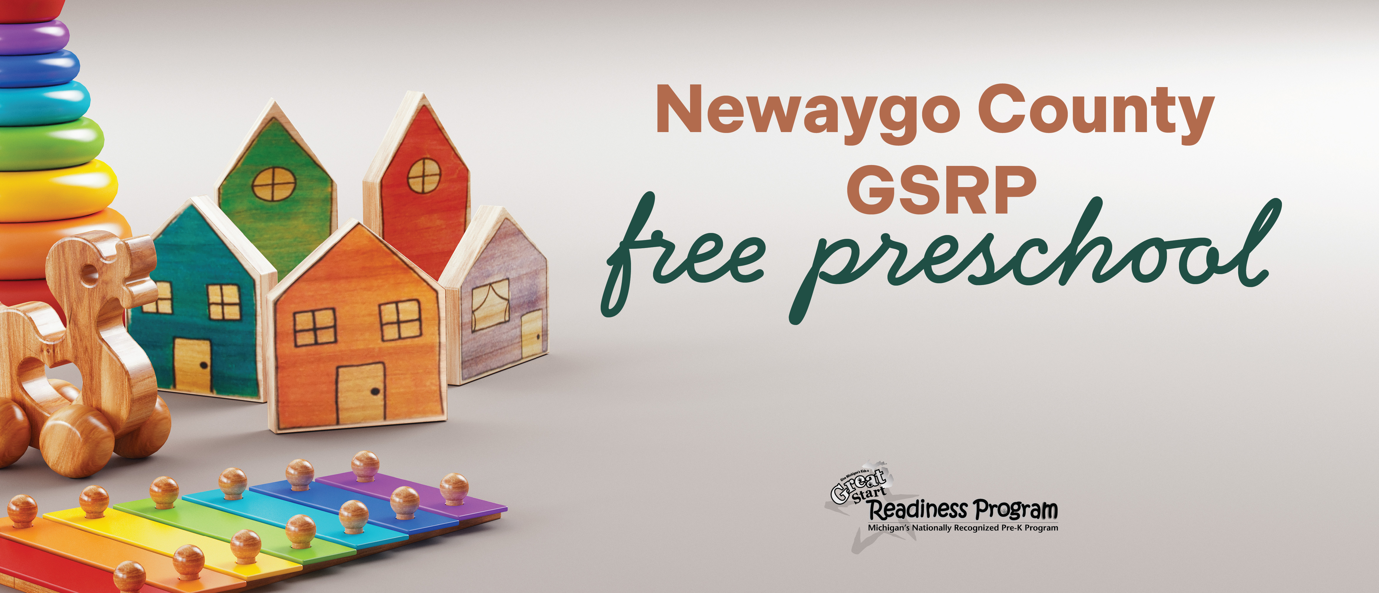 Newaygo County Great Start Readiness Program. Free preschool.