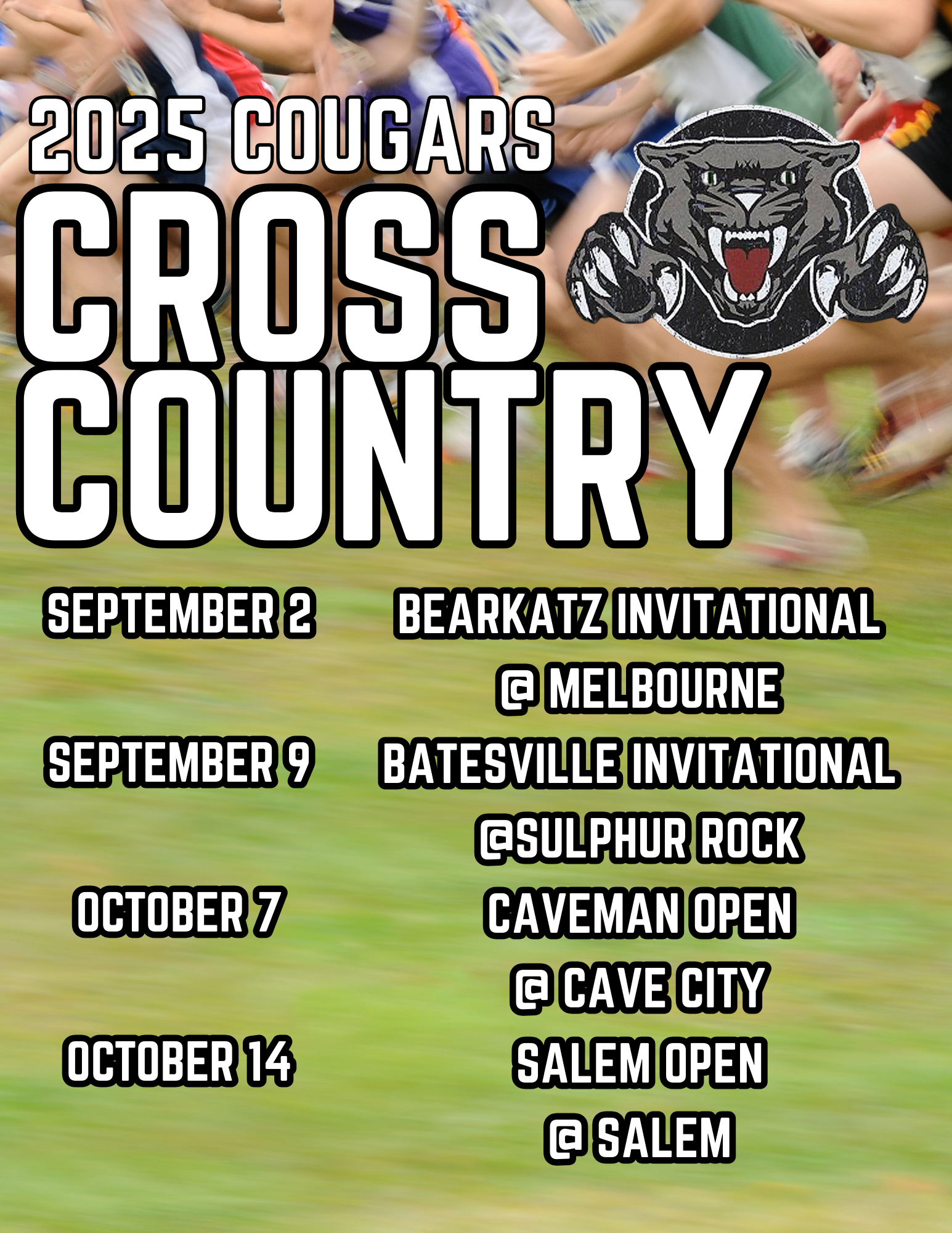 XC Schedule