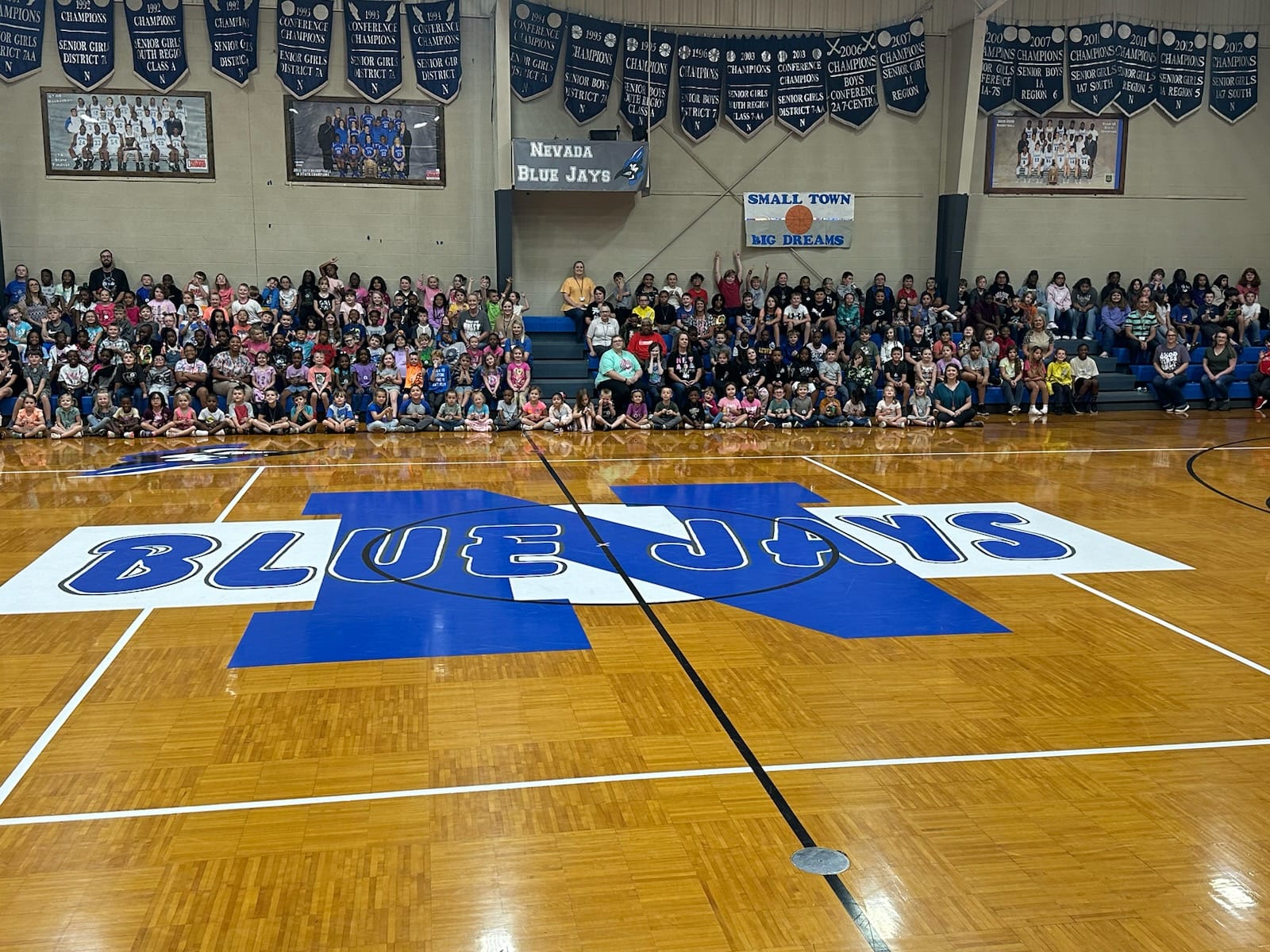 Students in Gym