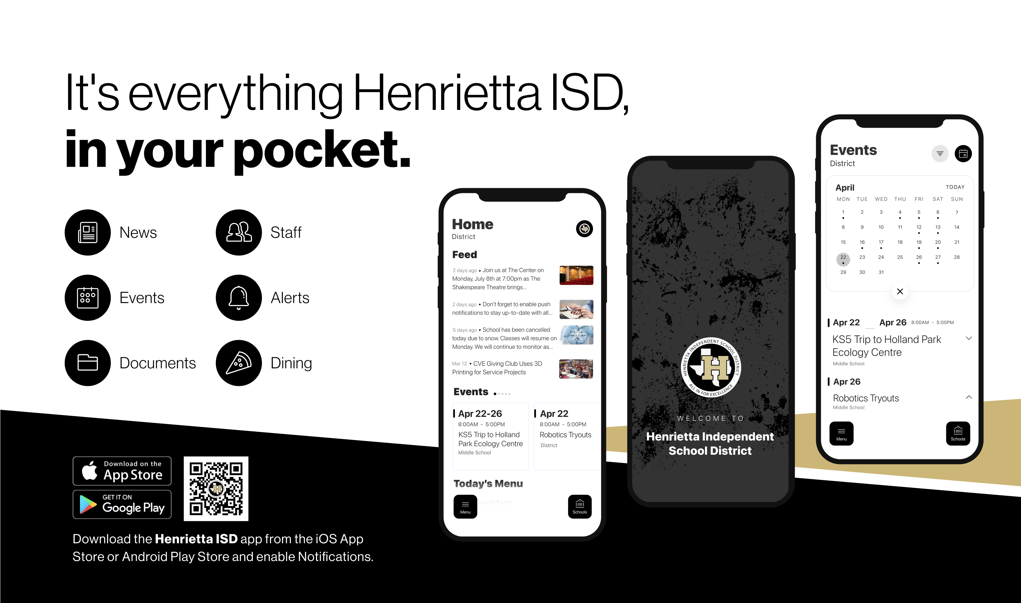its everything henrietta ISD in your pocket