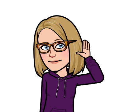 Cartoon teacher listening