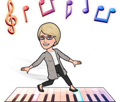 Cartoon teacher dancing 