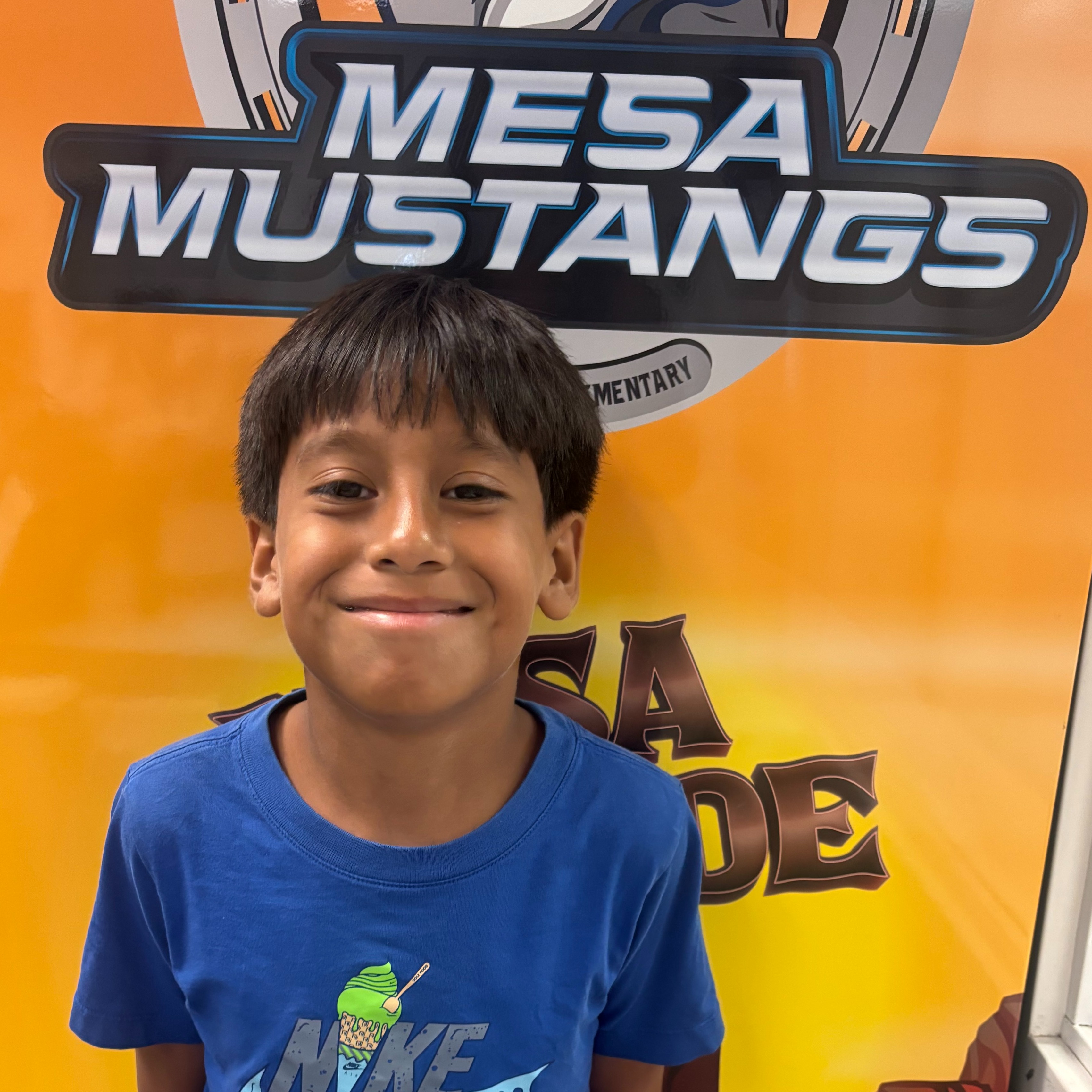 Photo of our September Student of the Month