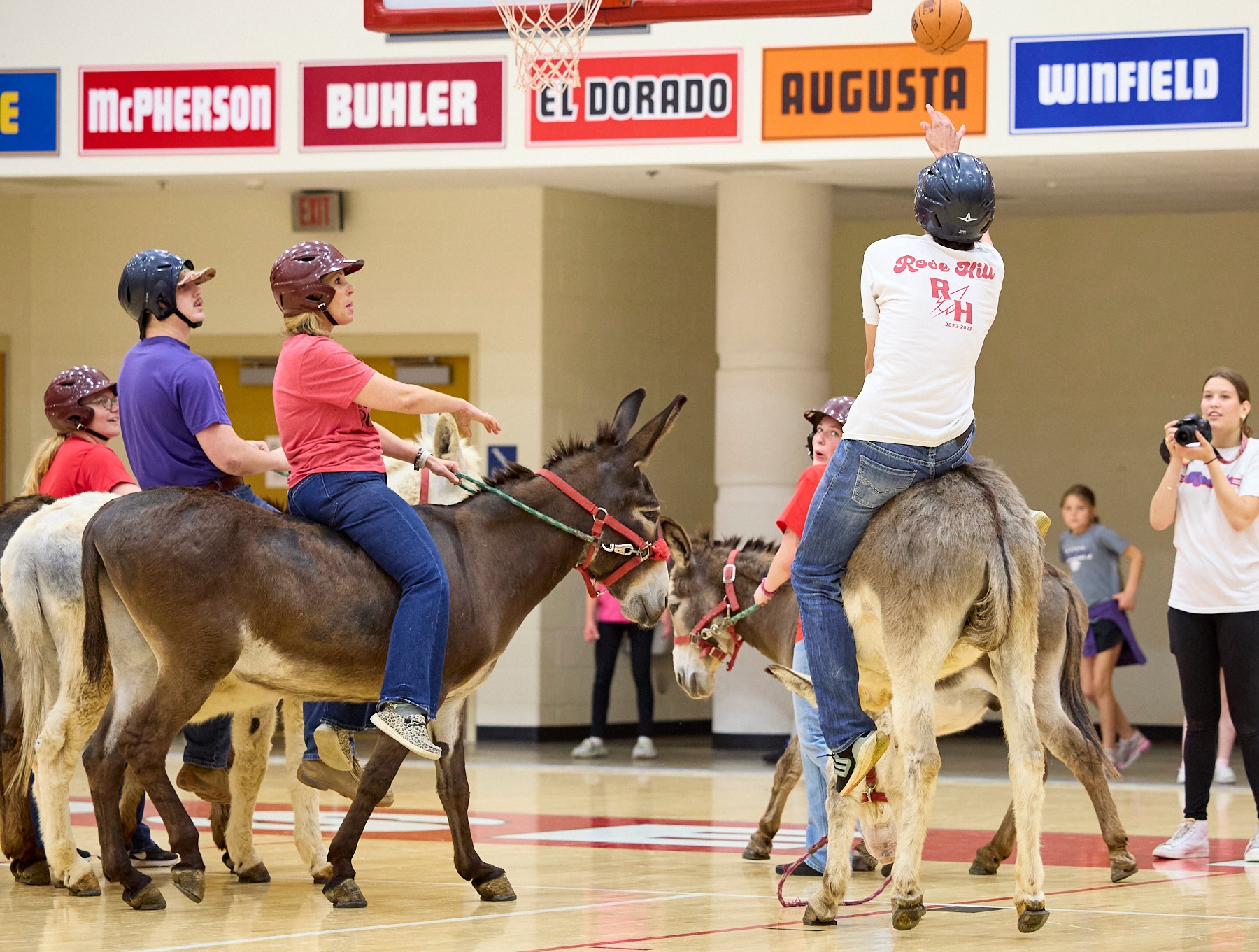 Donkey basketball