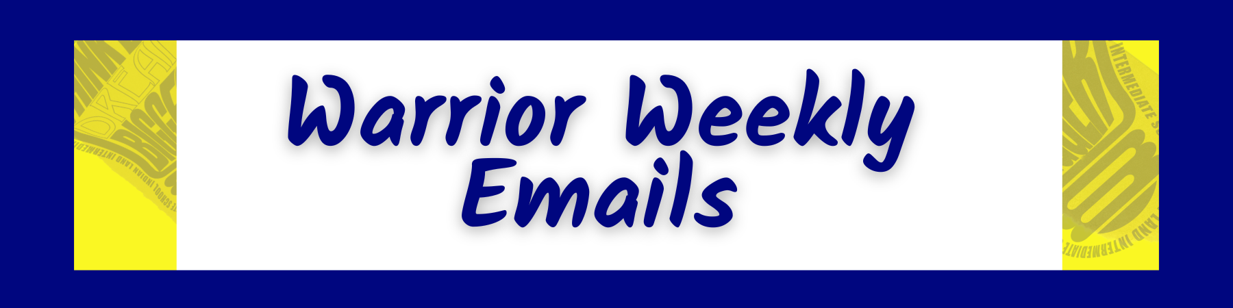 warrior weekly emails