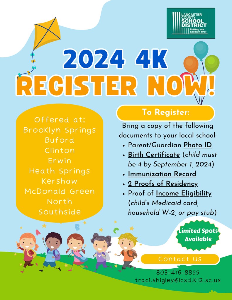 4K Student Registration Information