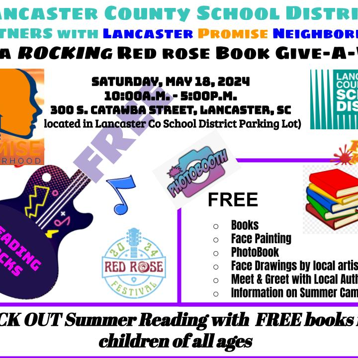 Free Books at the Red Rose Festival