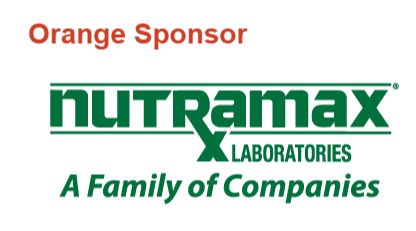 words "Orange Sponsor - Nutramax Laboratories, A Family of Companies" 