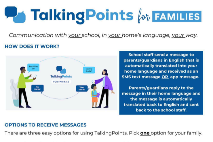 Talking Points Family Communication