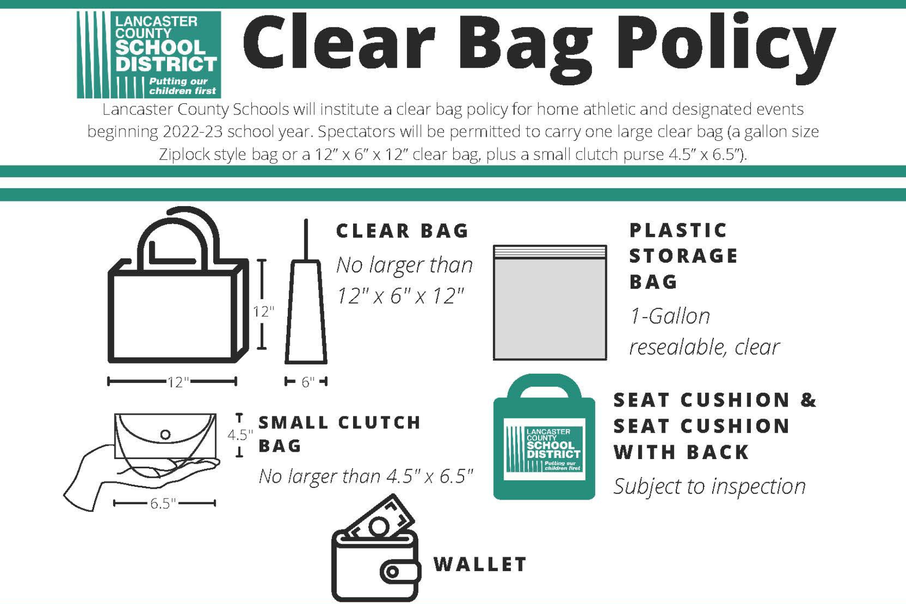 Clear Bag policy