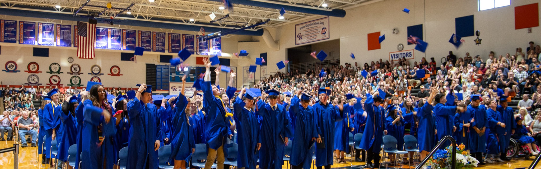 image of students at graduation