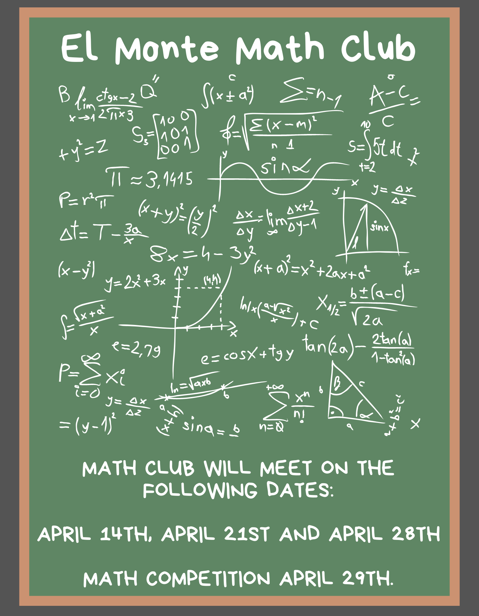 Math Club info
