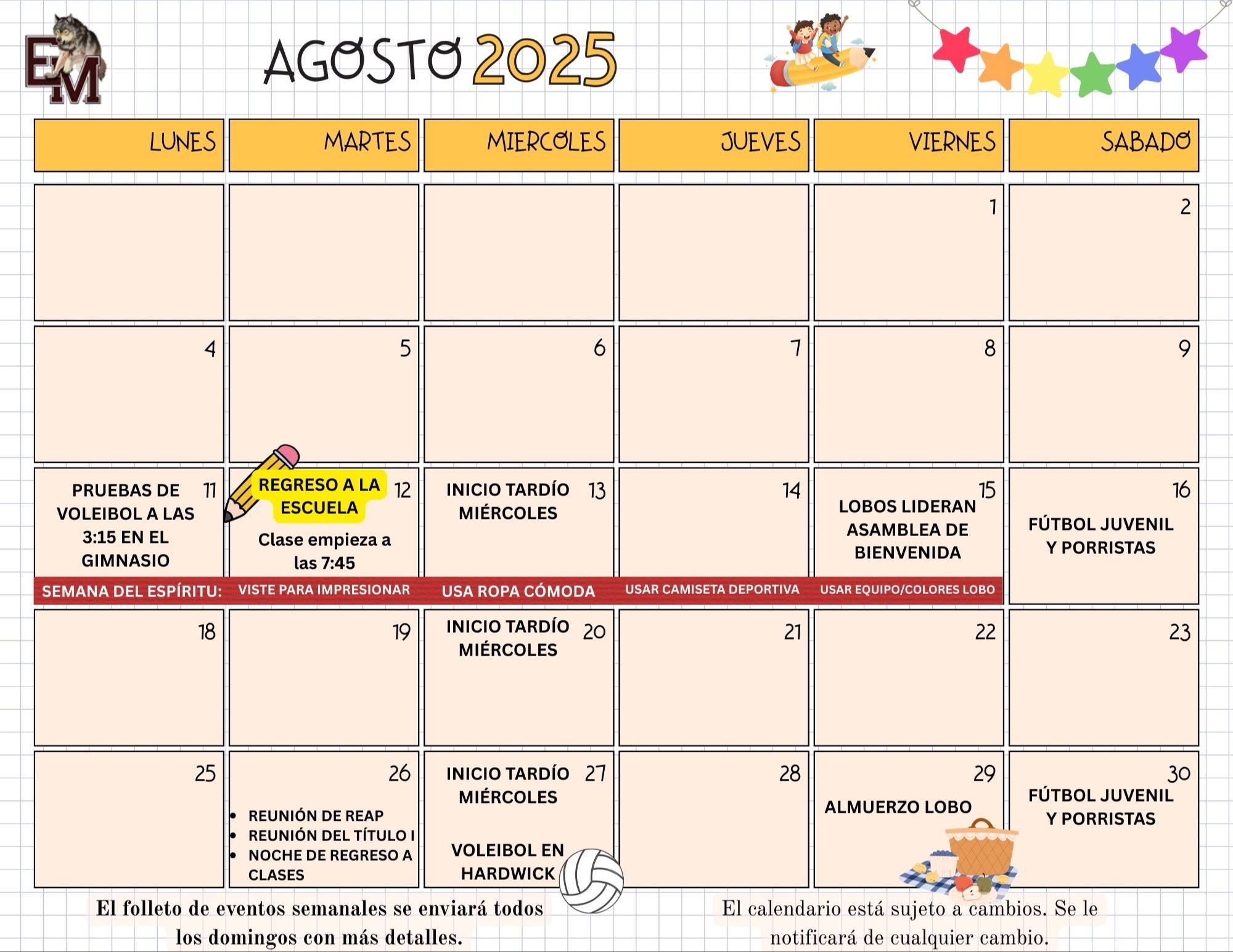 Calendario