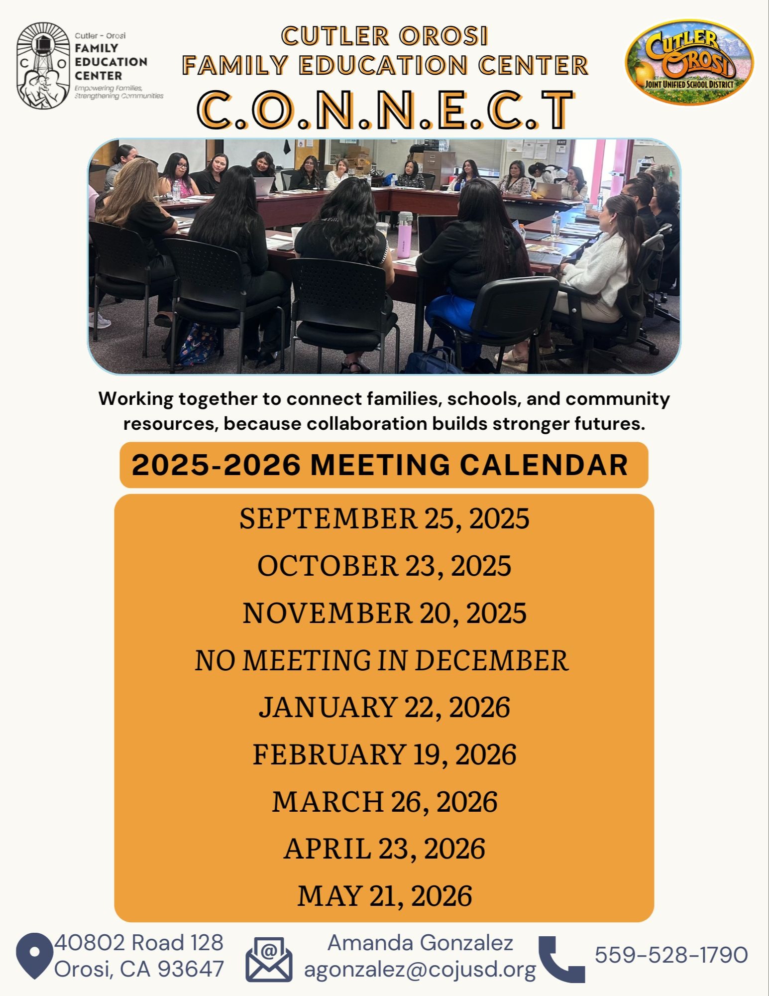 CONNECT CALENDAR