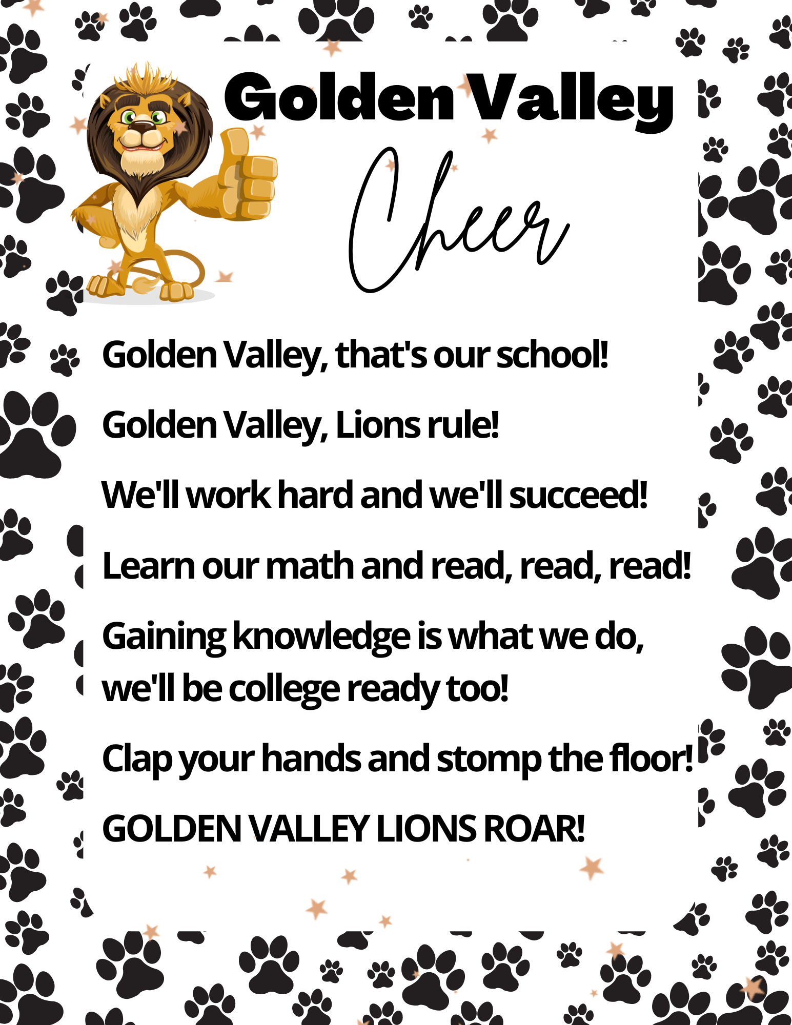 Golden Valley Cheer