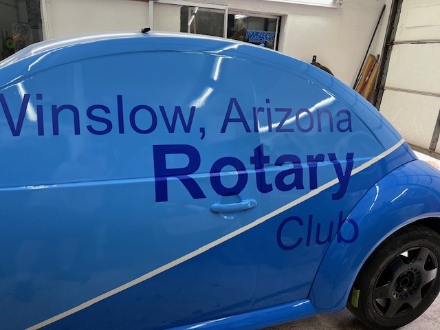 Picture of the Rotary Club Art Car