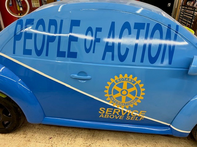Picture of the Rotary Club Art Car