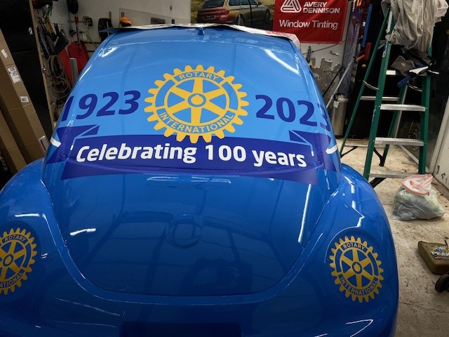 Picture of the Rotary Club Art Car