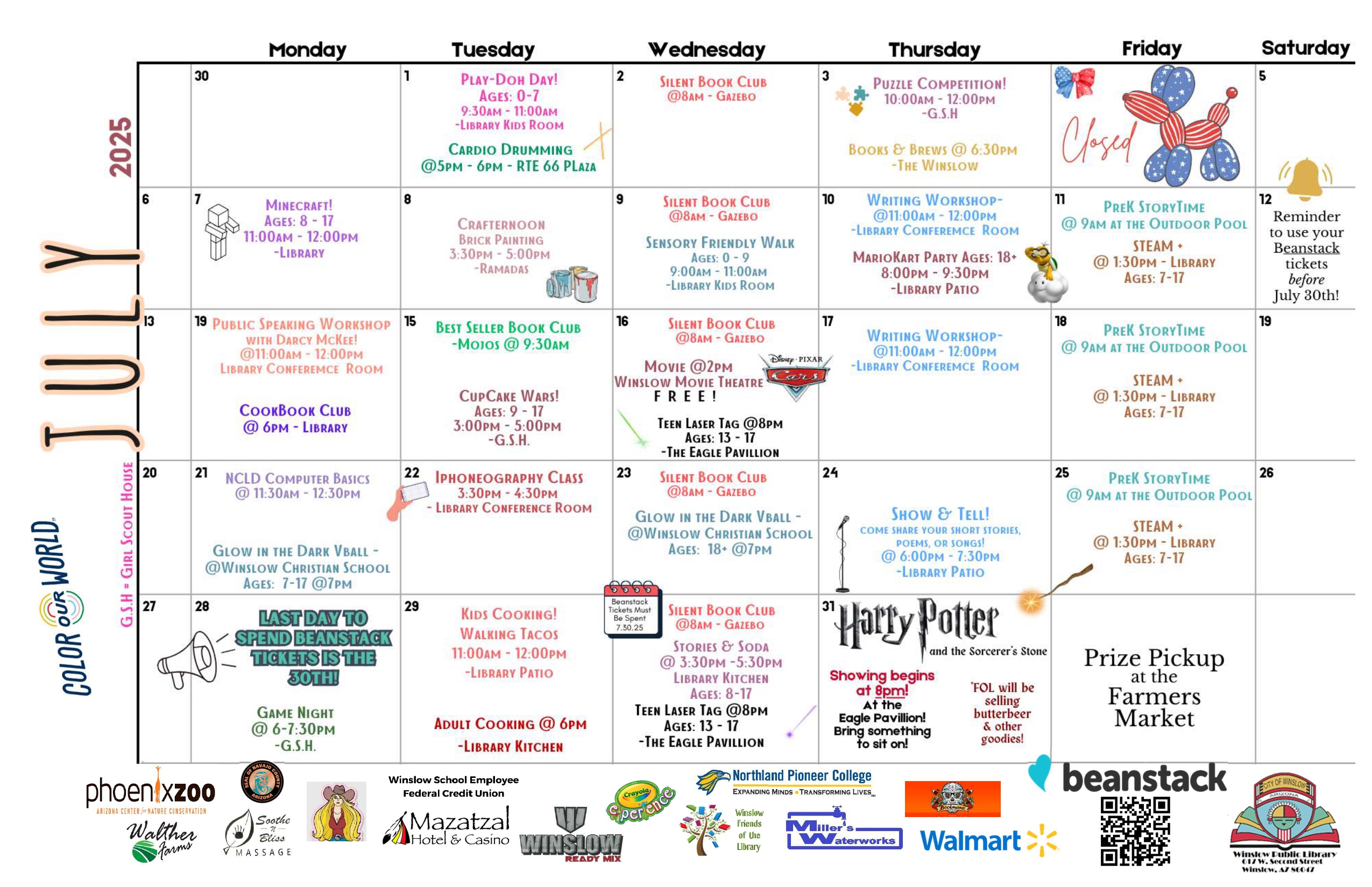 July Calendar