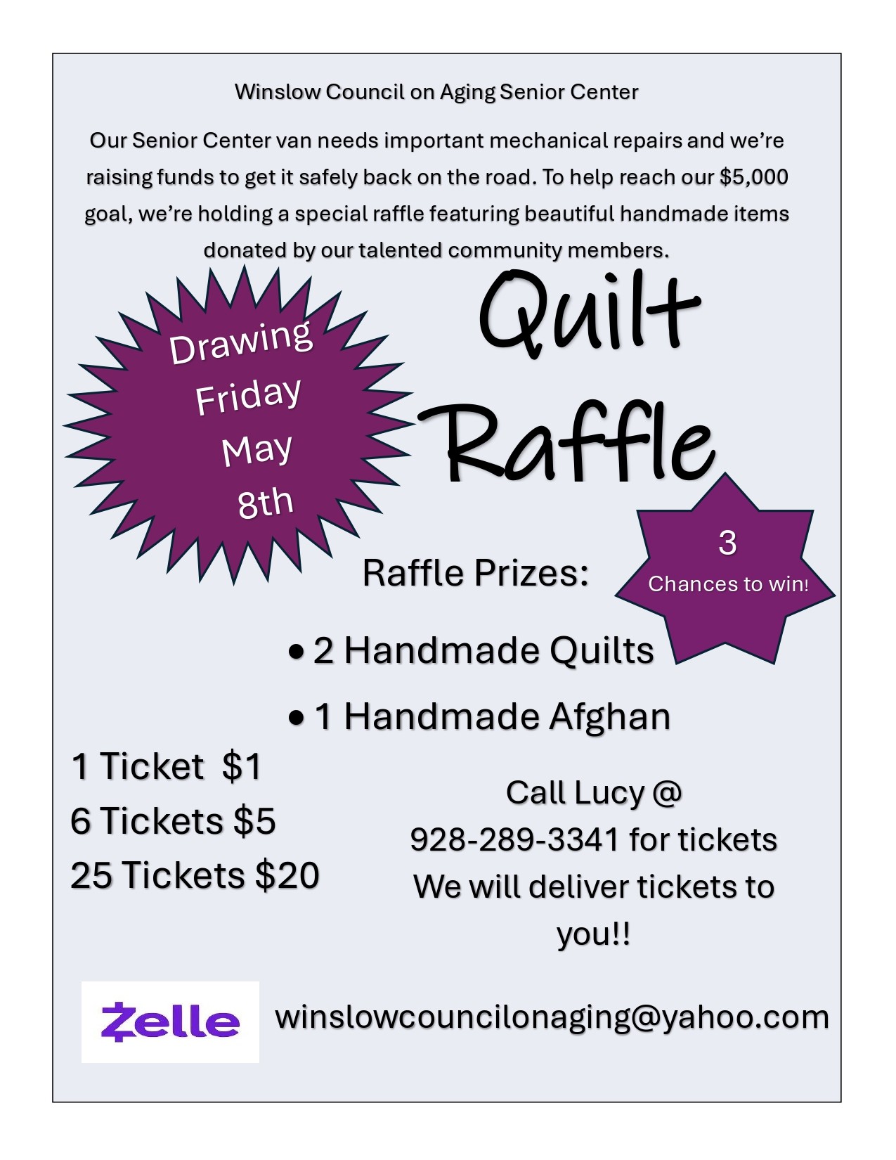 QUILT RAFFLE
